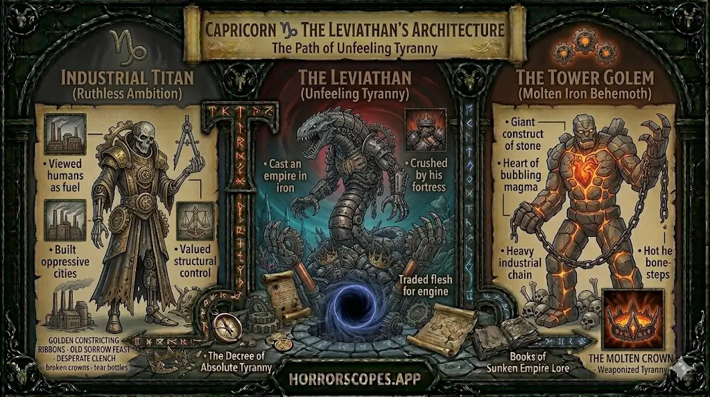 Capricorn infographic showing the descent