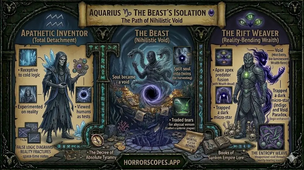 aquarius - infographic showing the descent