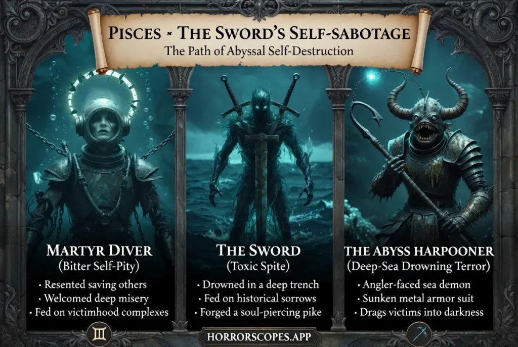 pisces infographic showing the descent