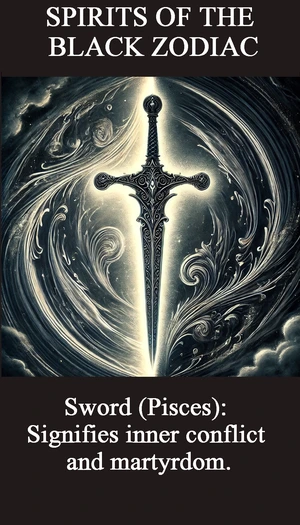 Pisces Sword with glowing blade image