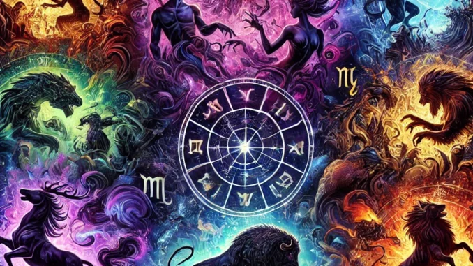 zodiac images of dark traits of zodiac signs