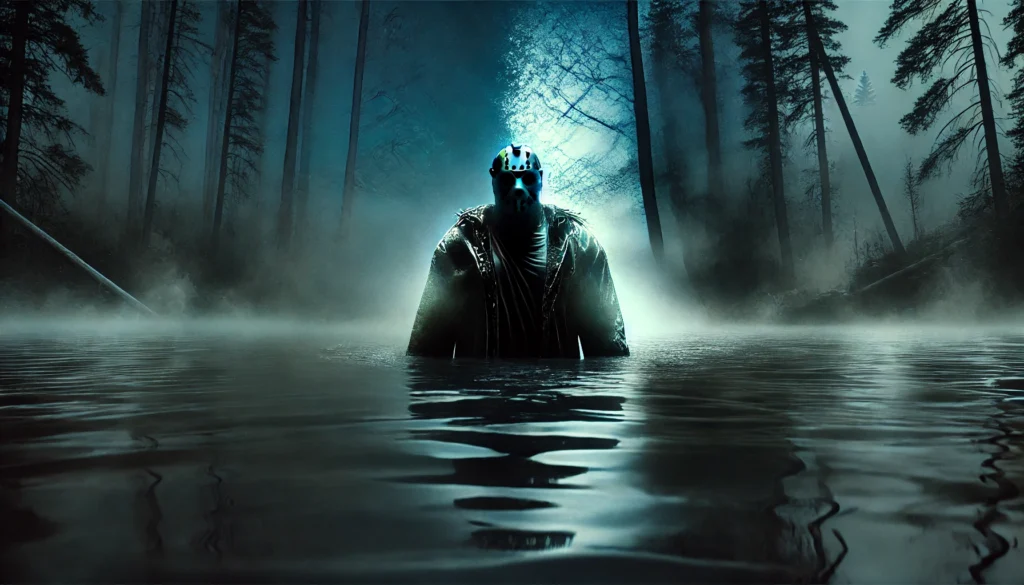 Jason Voorhees emerges from Crystal Lake