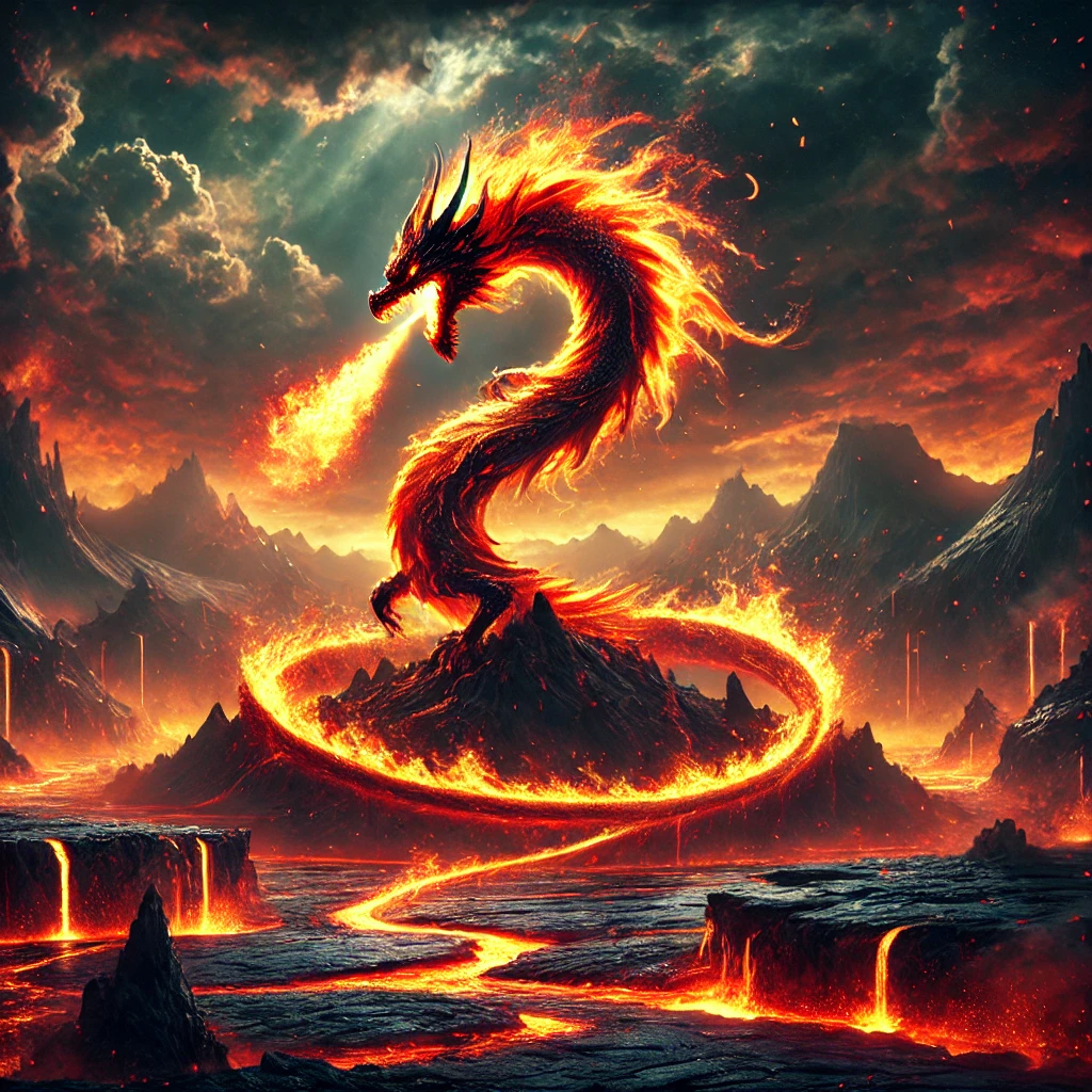 One of may celestial dragons is the Fire Dragon from the chinese zodiac dragons