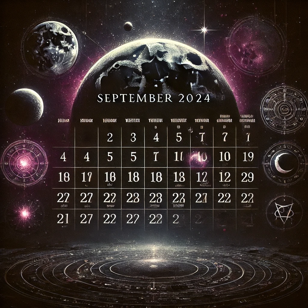 september 2024 Calendar of events