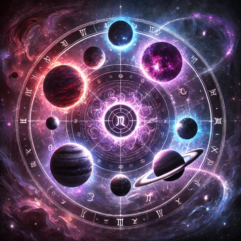 the role of planets in the dark zodiac