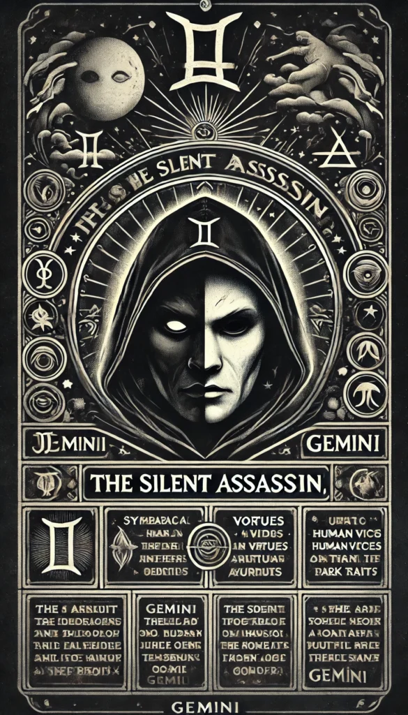 Gemini - the silent assassin in Black Zodiac Traits