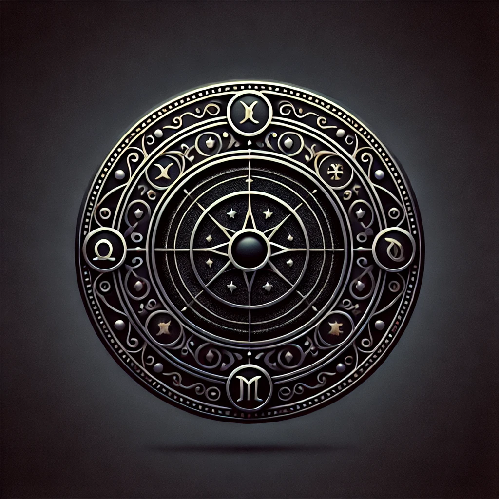 black zodiac shield