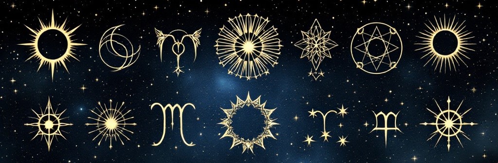 Horoscope Weekly front page image of symbols