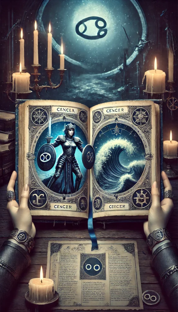 book of dark zodiac spirits - Cancer: The War Maiden