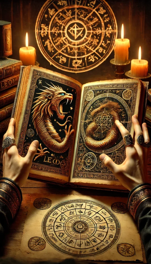 book of black zodiac spirits - leo: the basilisk