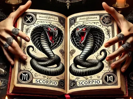 scorpio inspired by https://horrorscopes.app