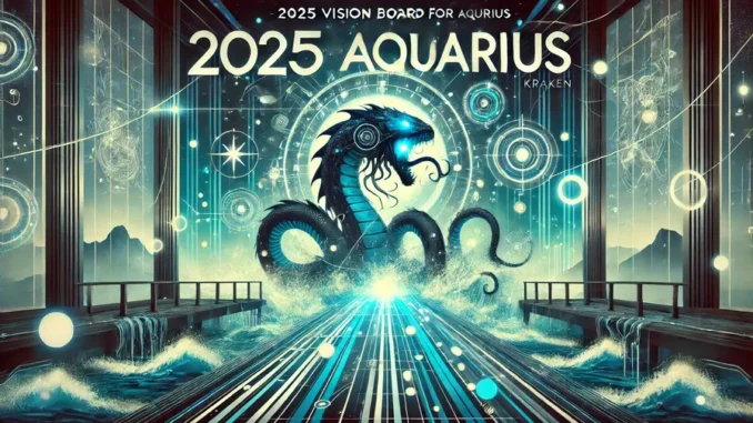 2025 Vision Board for Aquarius