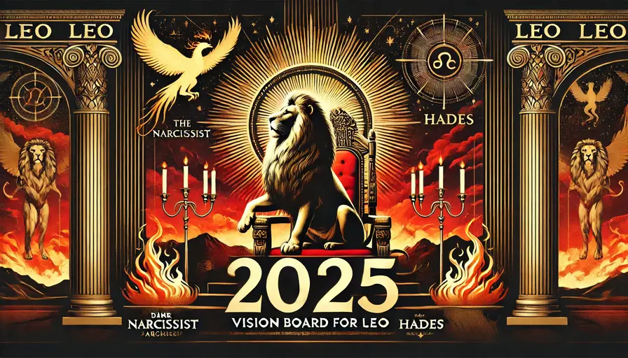 2025 Vision board for Leo