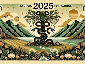 2025 taurus vision board for taurus