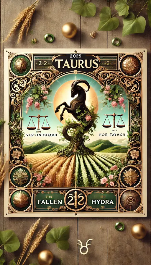 2025 taurus vision board for taurus