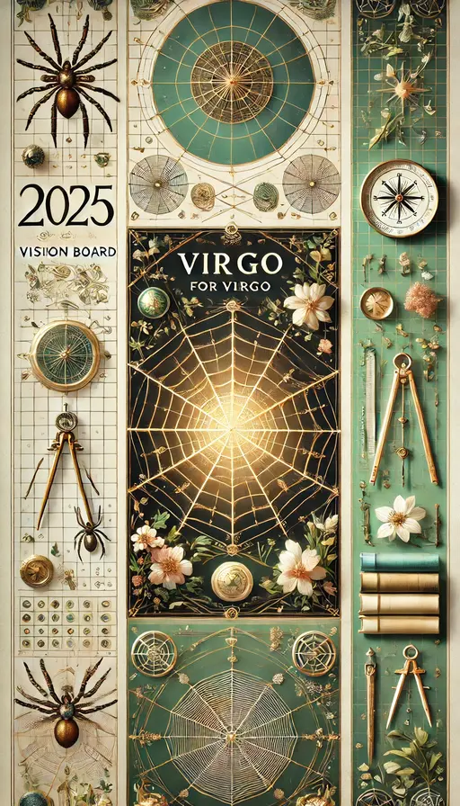 2025 Vision Board for Virgo