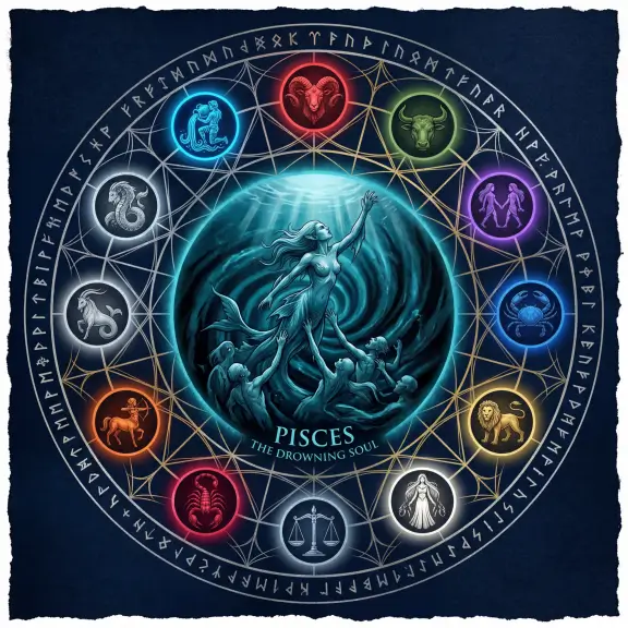 PISCES thumbnail for free download of digital wall art