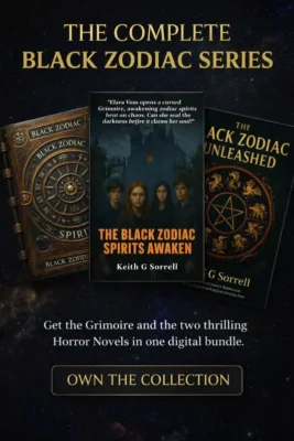 image showing the 3 book black zodiac digital collection