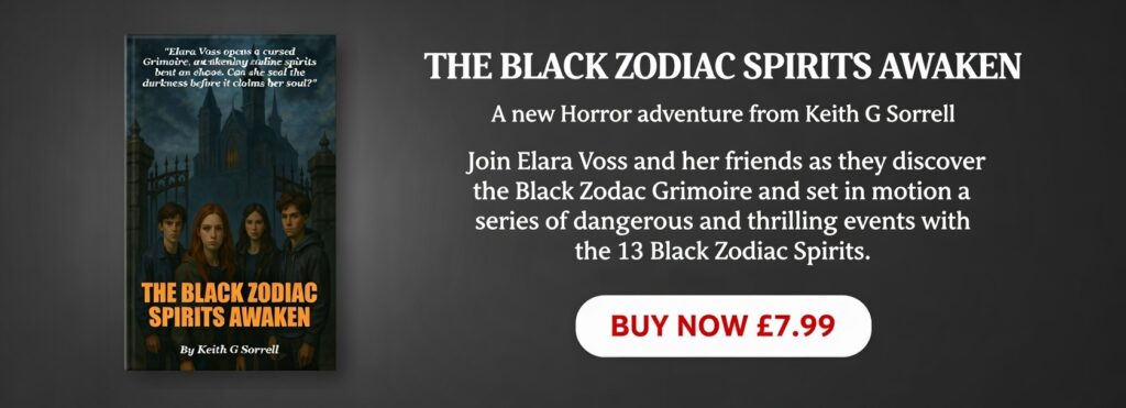 Horror novel based on the Black Zodiac Spirits Grimoire