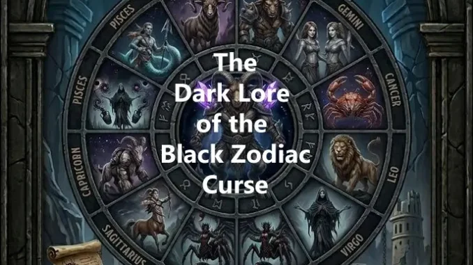 The Dark Lore of the Black Zodiac Curse