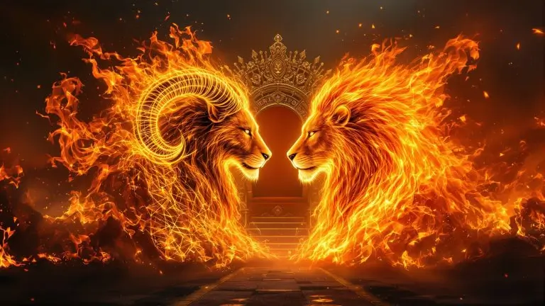 Aries Leo fire transformation partnership